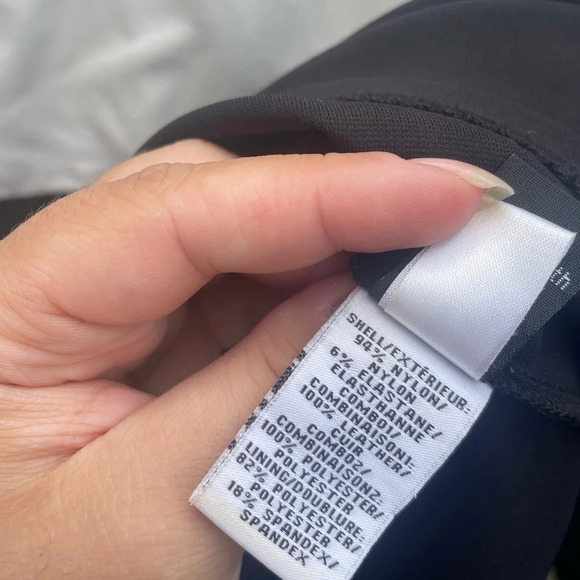 DIANE VON FURSTENBERG JEANNIE LEATHER COLORBLOCK DRESS - Picture 5 of 6